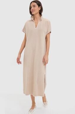 TUCKERNUCK Sandstone Pique Melissa Maxi Dress Size M NWT Retail $178 Tuckernuck